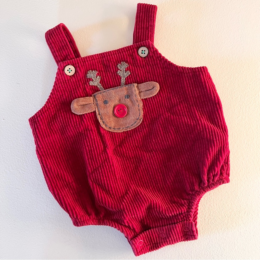 reindeer corduroy bubble - Picture 1 of 4